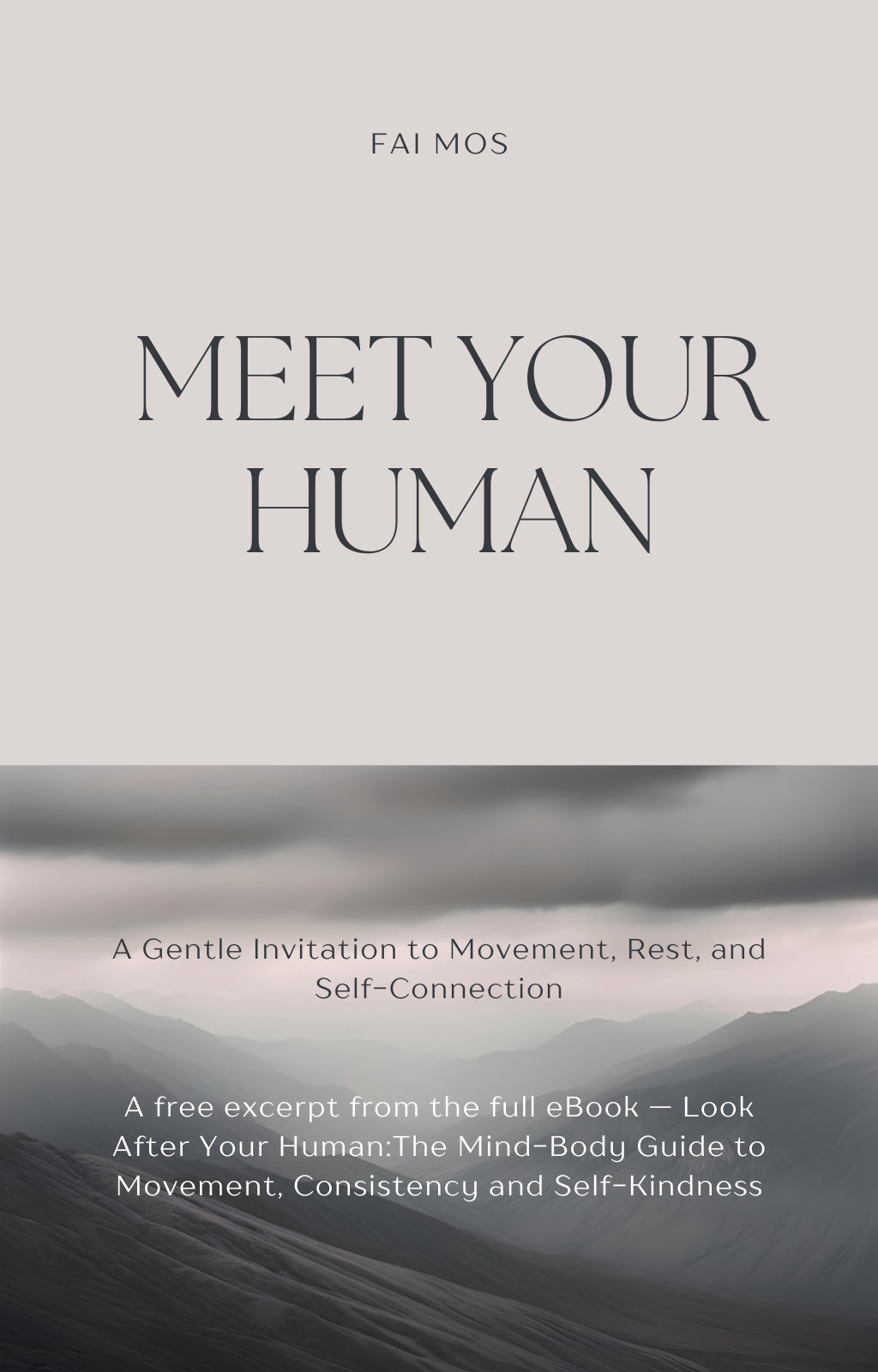 Meet Your Human: A Gentle Invitation to Movement, Rest, and Self-Connection
